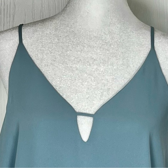 NWT Revolve Krisa Spaghetti Strap Womens Tank Top Seafoam Blue Size Medium - Picture 3 of 9